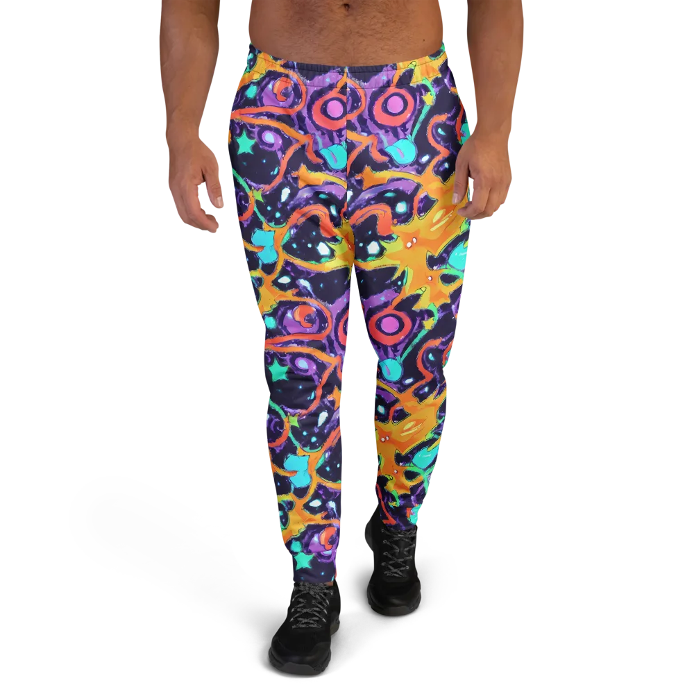 Luminous Fragments on Men's Joggers — Front