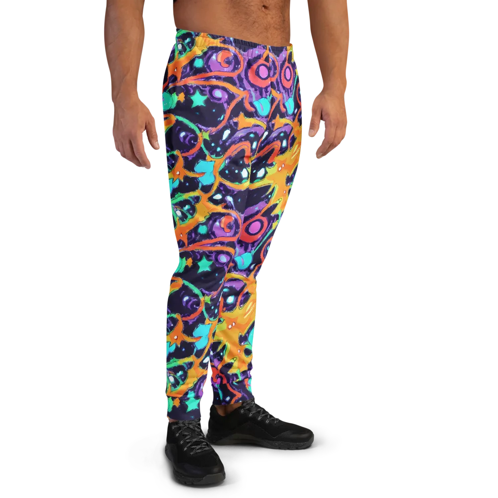 Luminous Fragments on Men's Joggers — Right