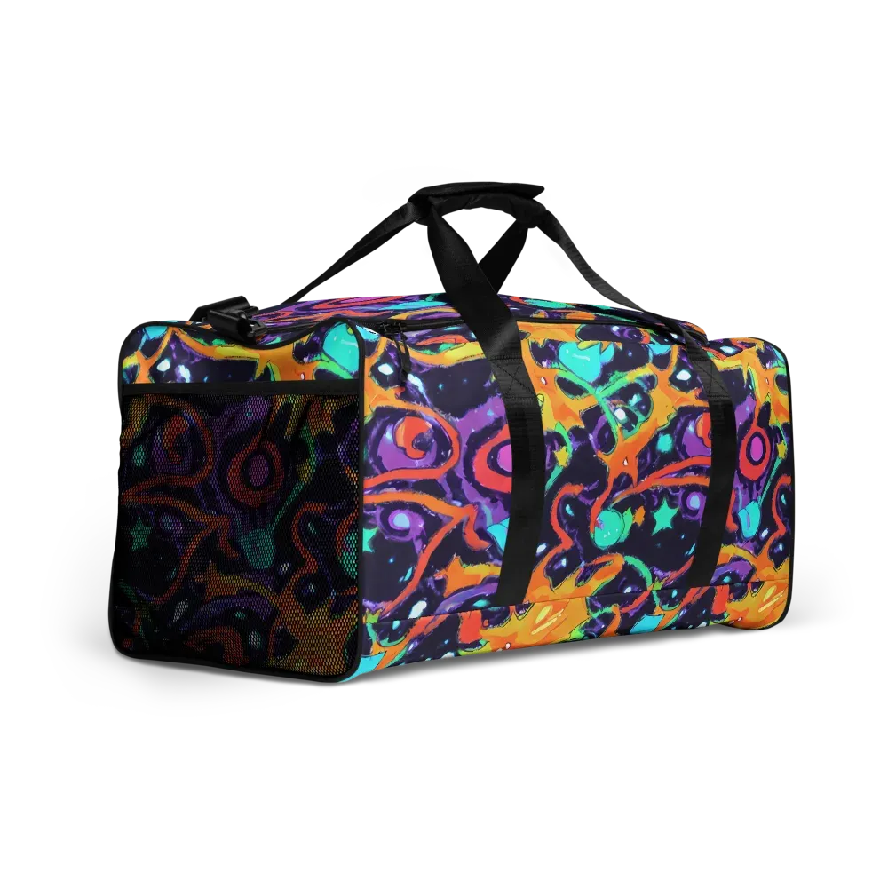 Luminous Fragments on Duffle Bag — Right Front