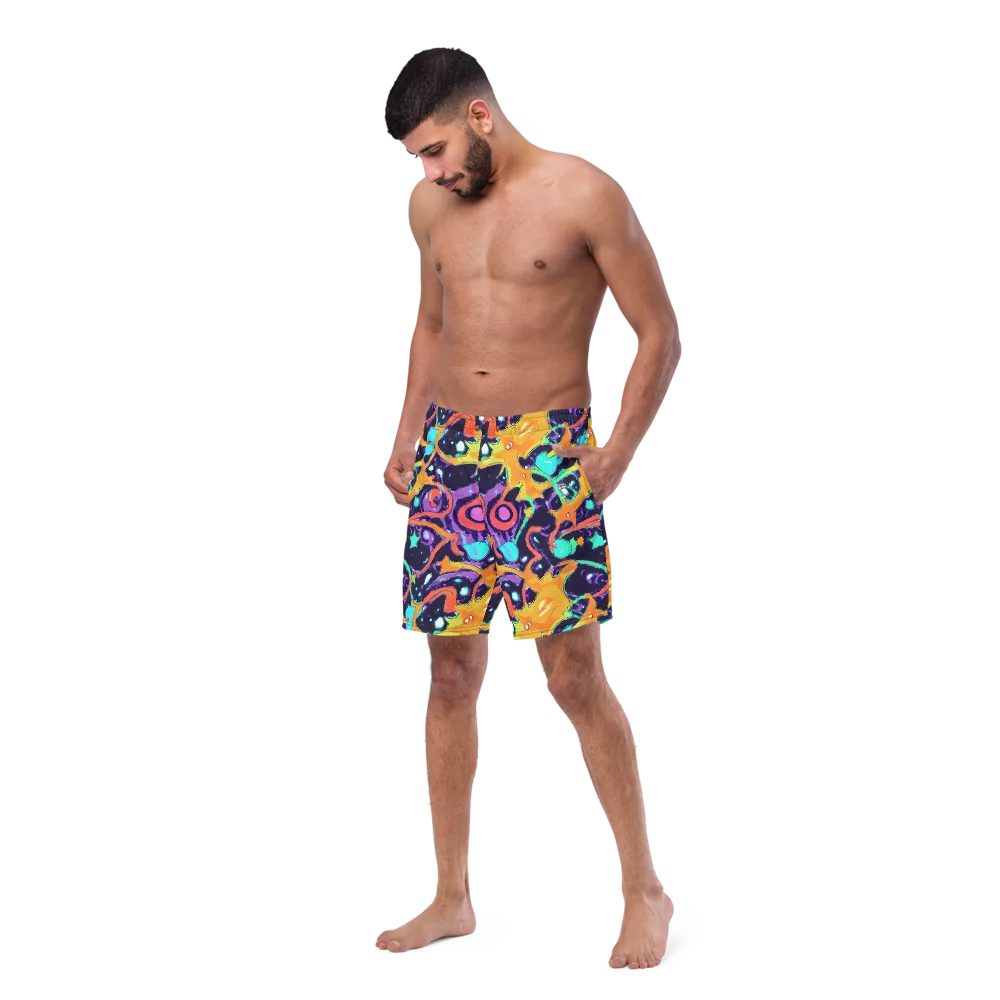 Luminous Fragments on Swim Trunks — Left Front