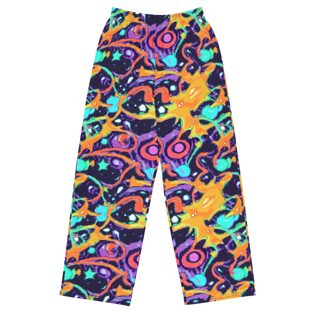 Luminous Fragments on Wide-Leg Pants — Front
