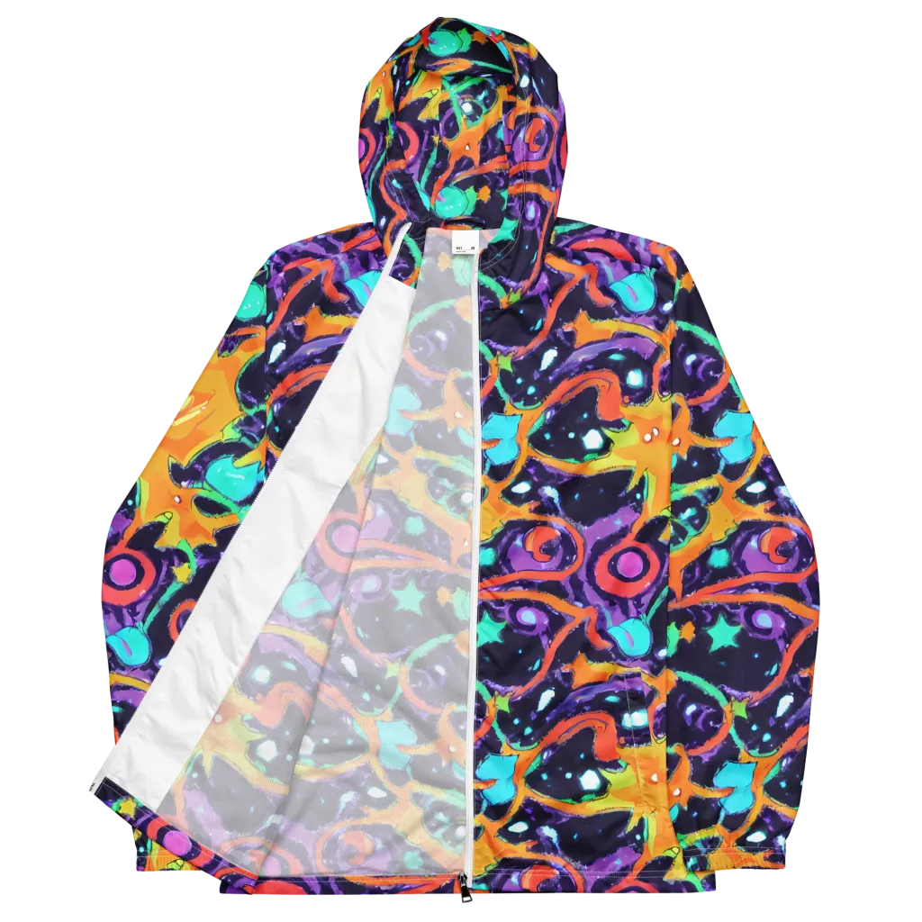 Luminous Fragments on Men's Windbreaker — Front