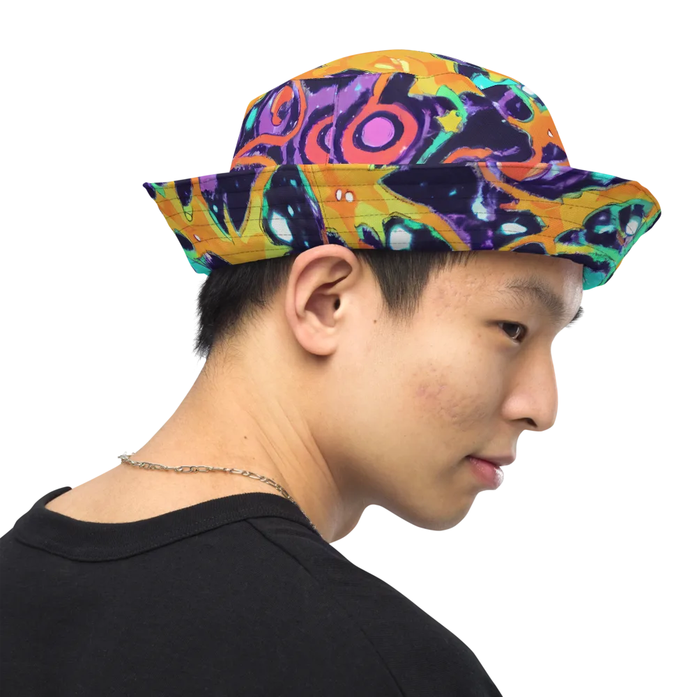 Luminous Fragments on Reversible Bucket Hat — Right Outside