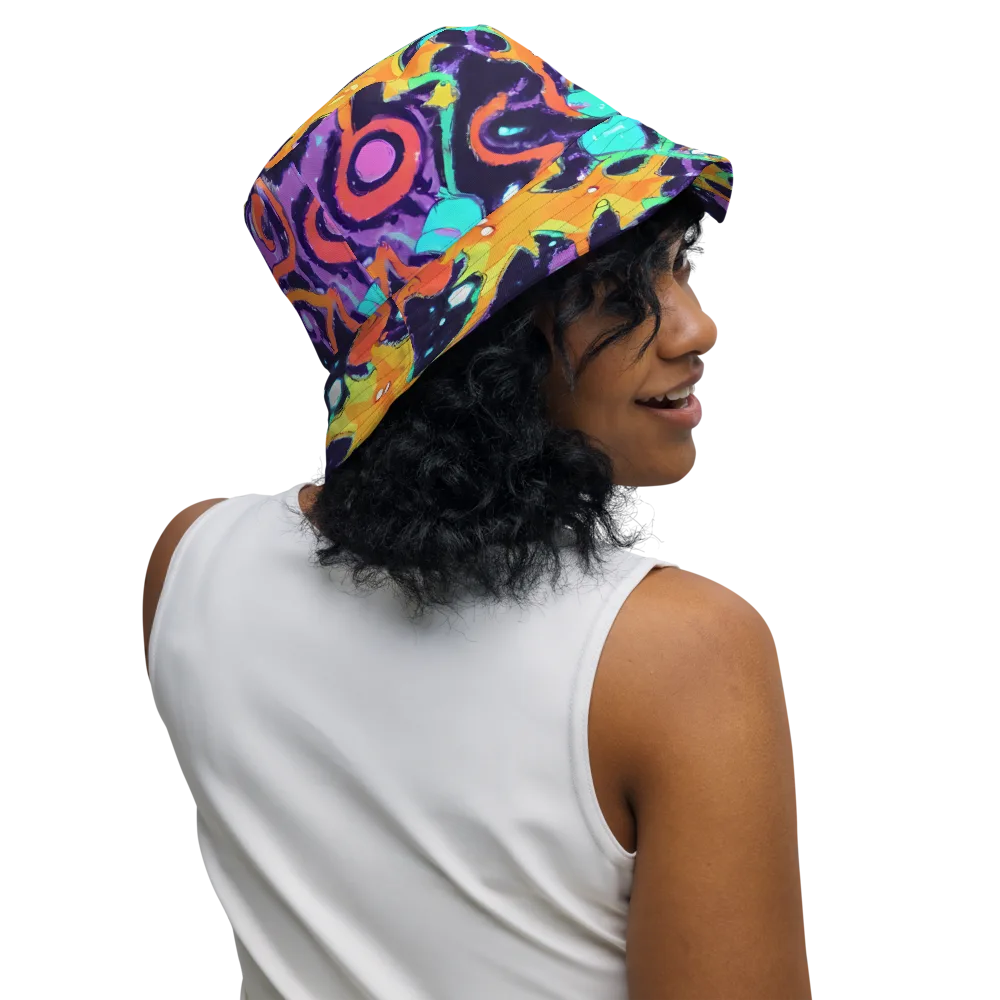 Luminous Fragments on Reversible Bucket Hat — Right Outside