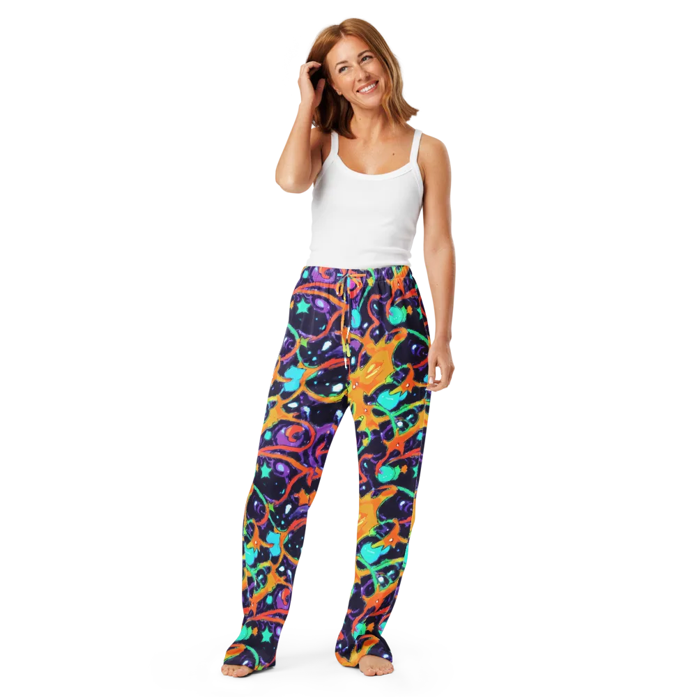 Luminous Fragments on Women's Pajama Pants — Front