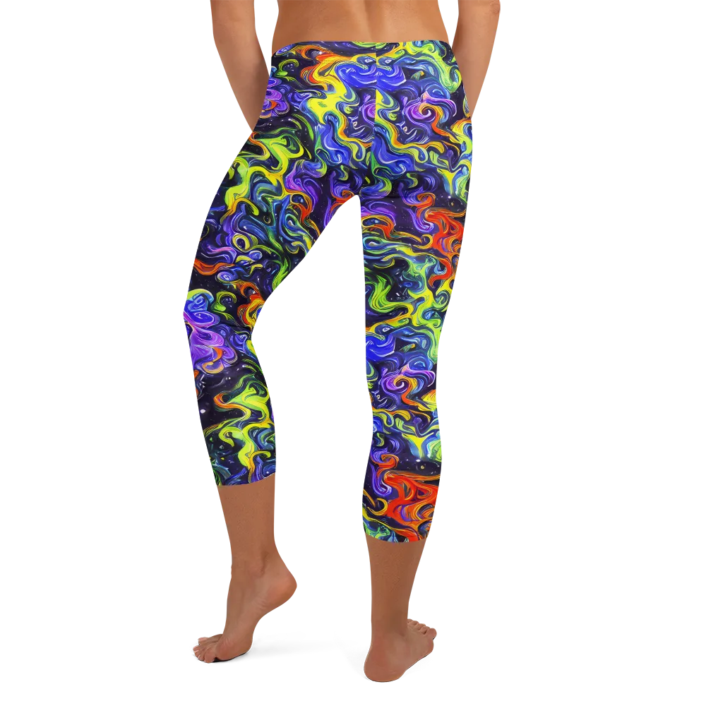 Color Tempest on Capri Leggings — Back