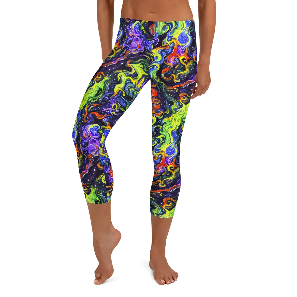 Color Tempest on Capri Leggings — Front