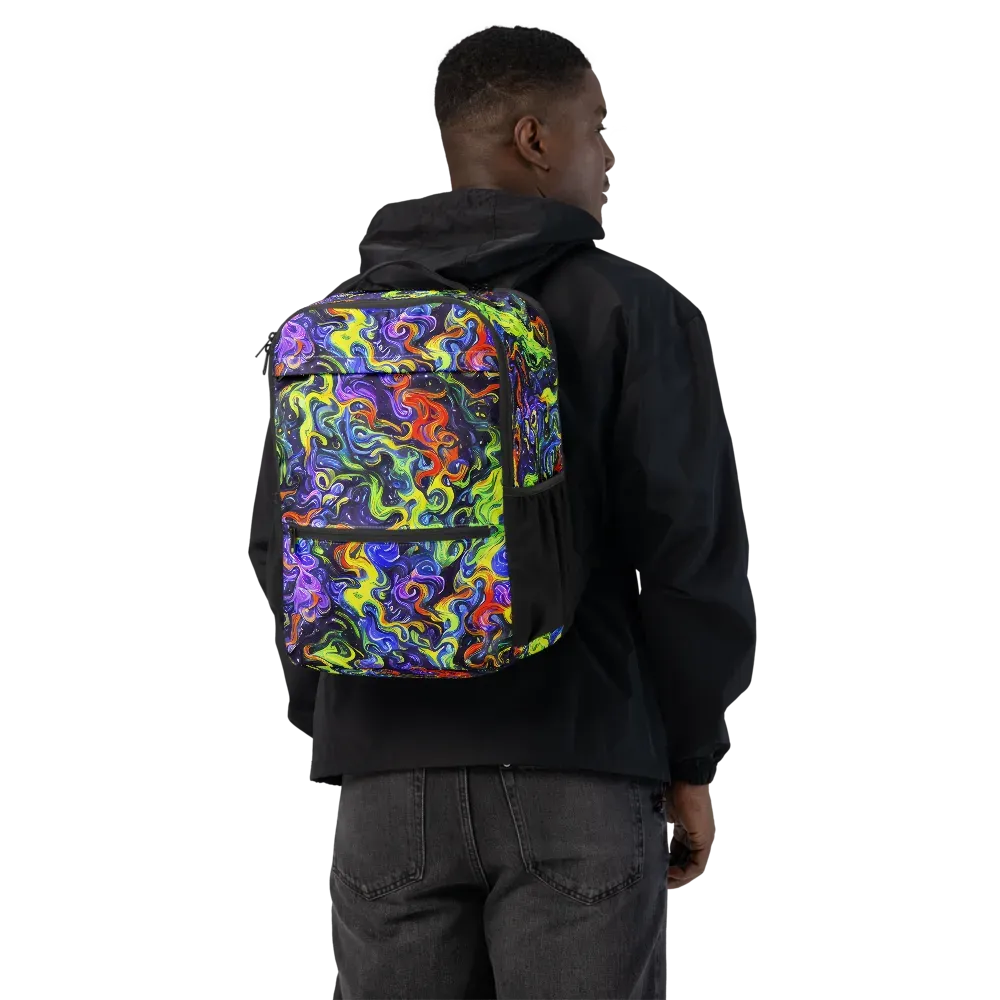 Color Tempest on Utility Backpack — Back