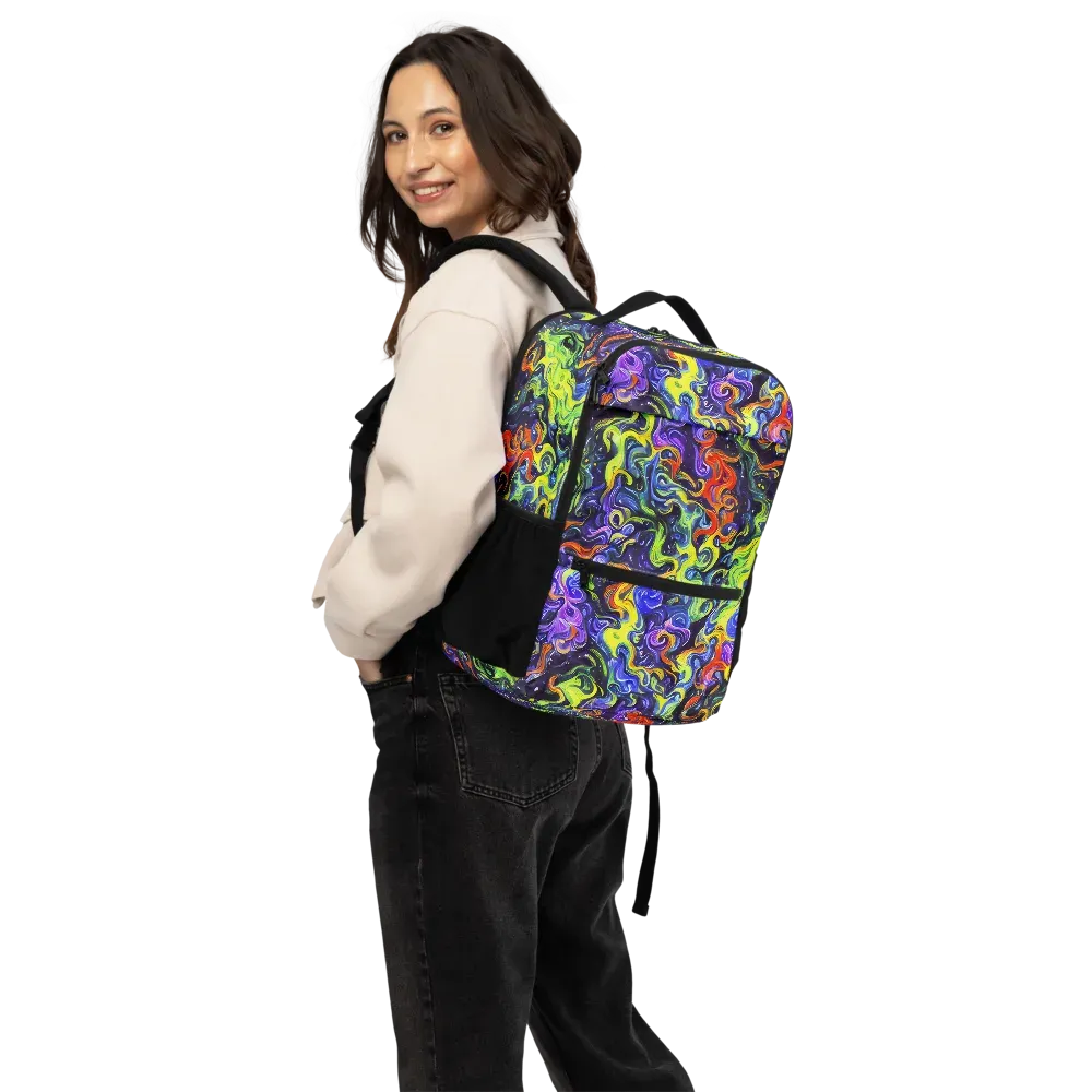 Color Tempest on Utility Backpack — Back