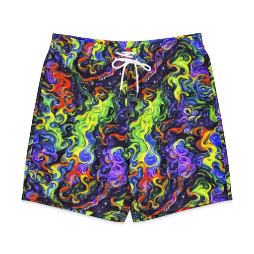 Color Tempest on a Men's Board Shorts