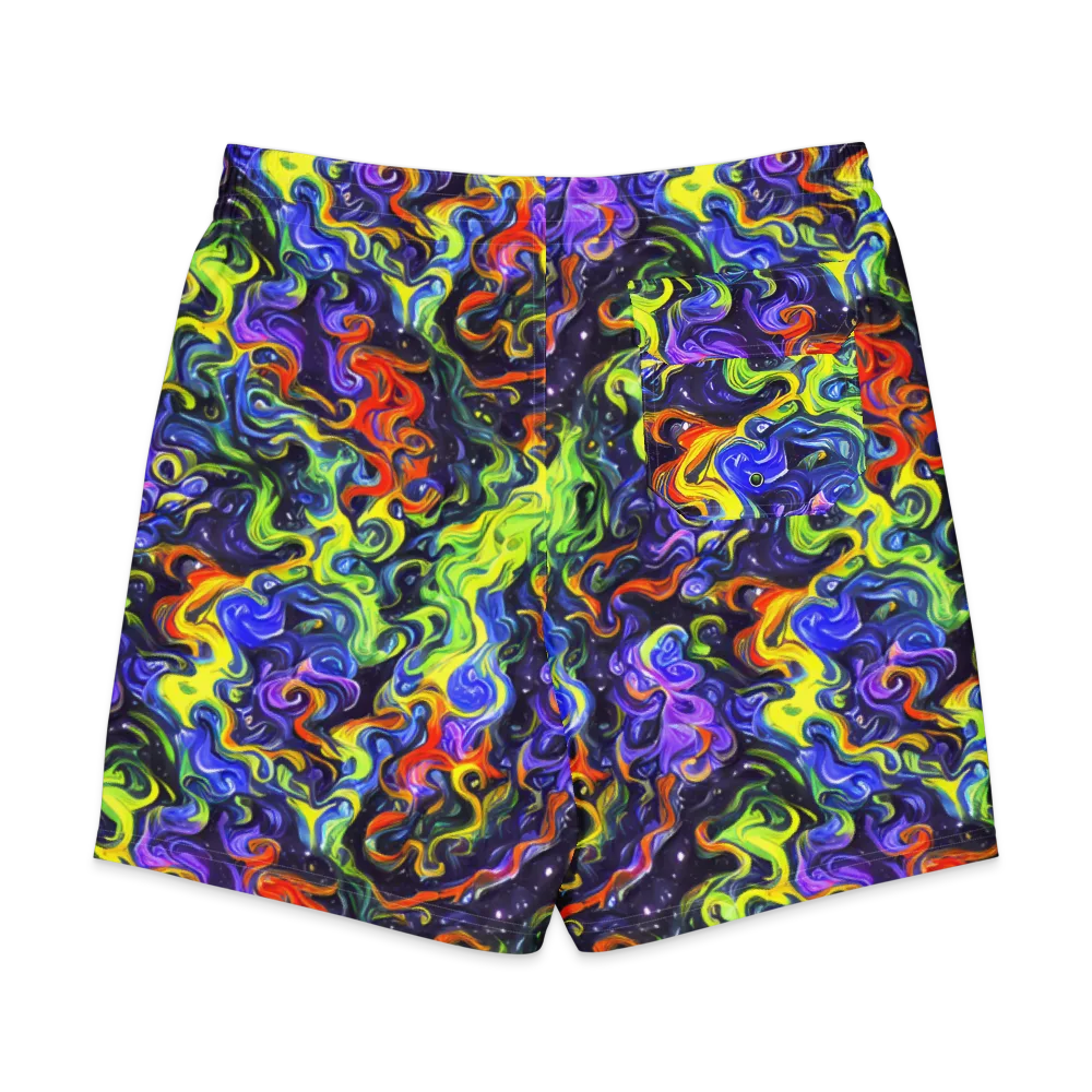 Color Tempest on Men's Board Shorts — Back