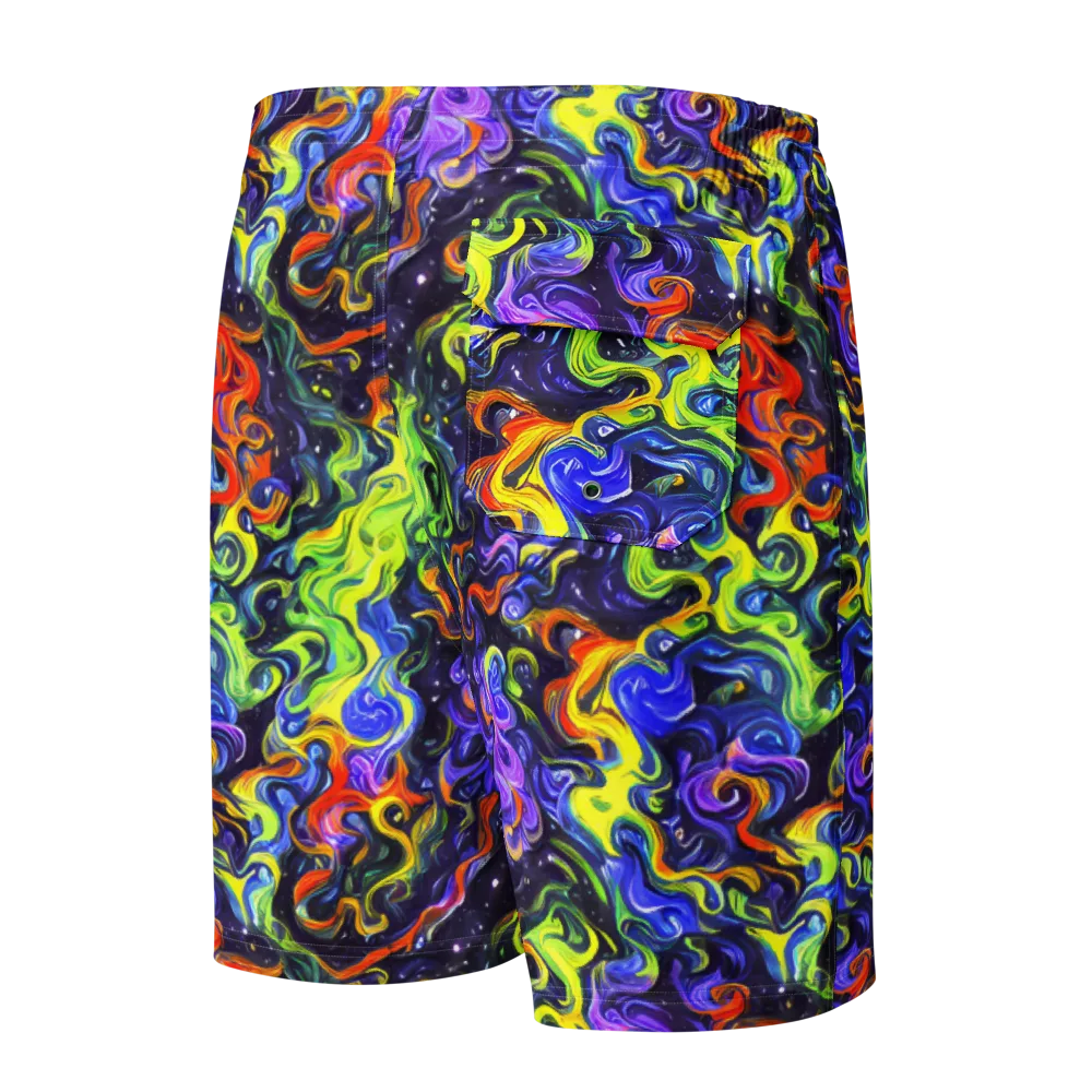 Color Tempest on Men's Board Shorts — Back