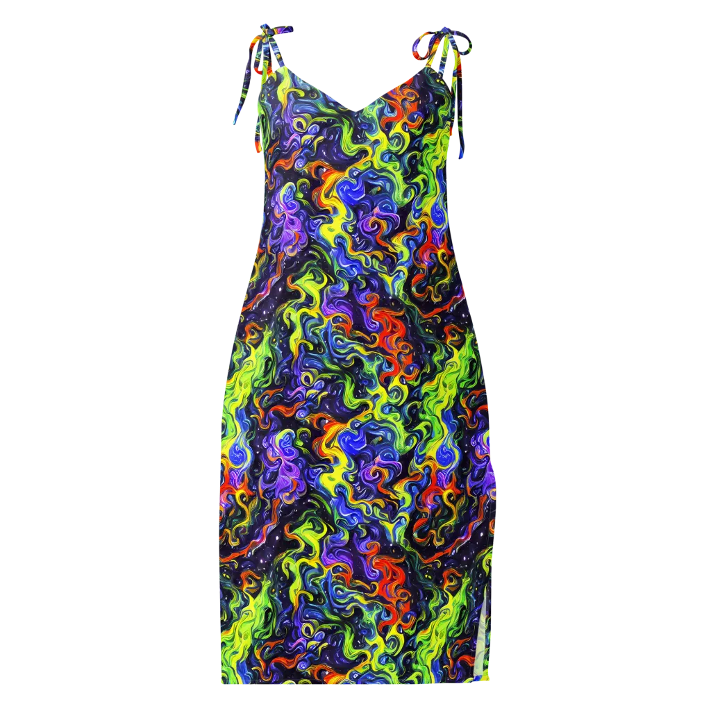 Color Tempest on Slip Dress — Front