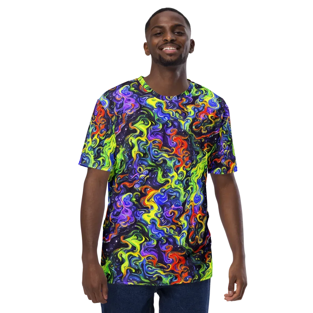 Color Tempest on Men's Crew Neck T-Shirt — Front