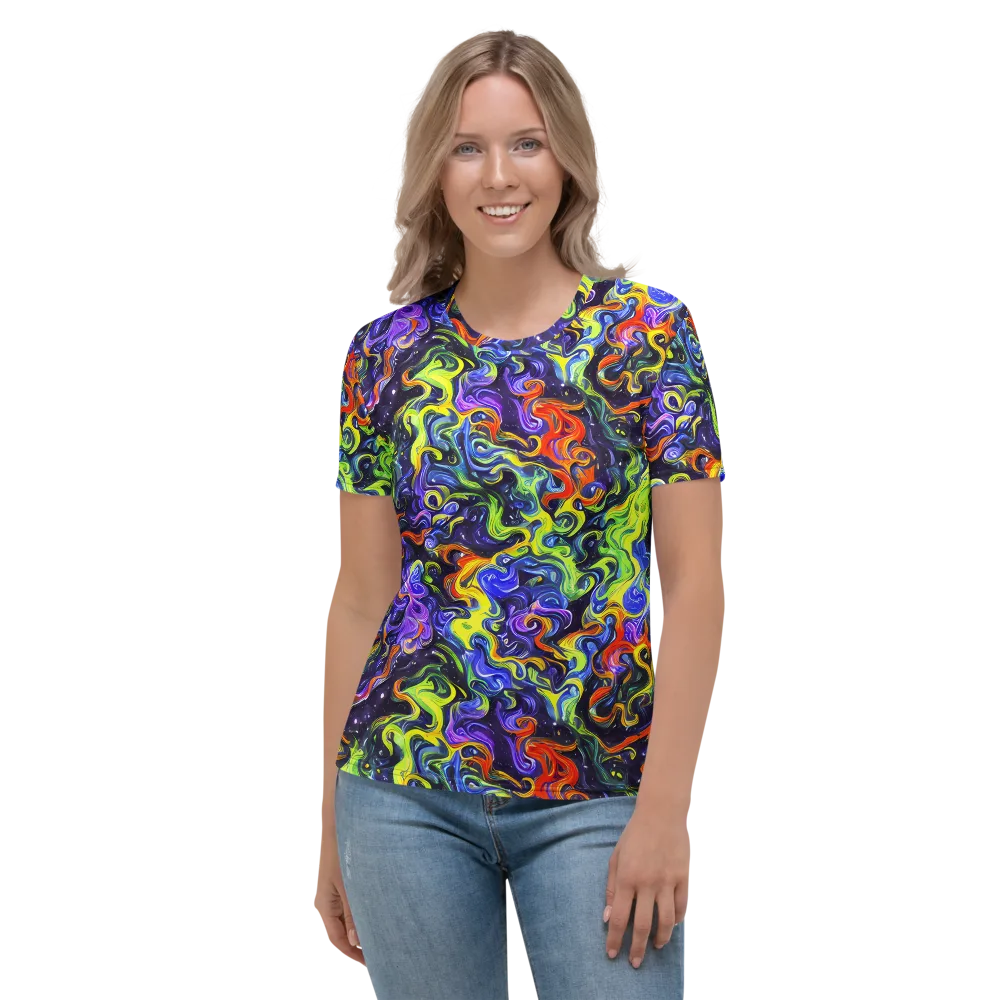 Color Tempest on Women's Crew Neck T-Shirt — Front