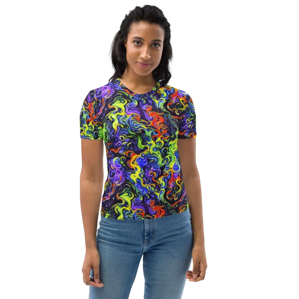 Color Tempest on Women's Crew Neck T-Shirt — Front