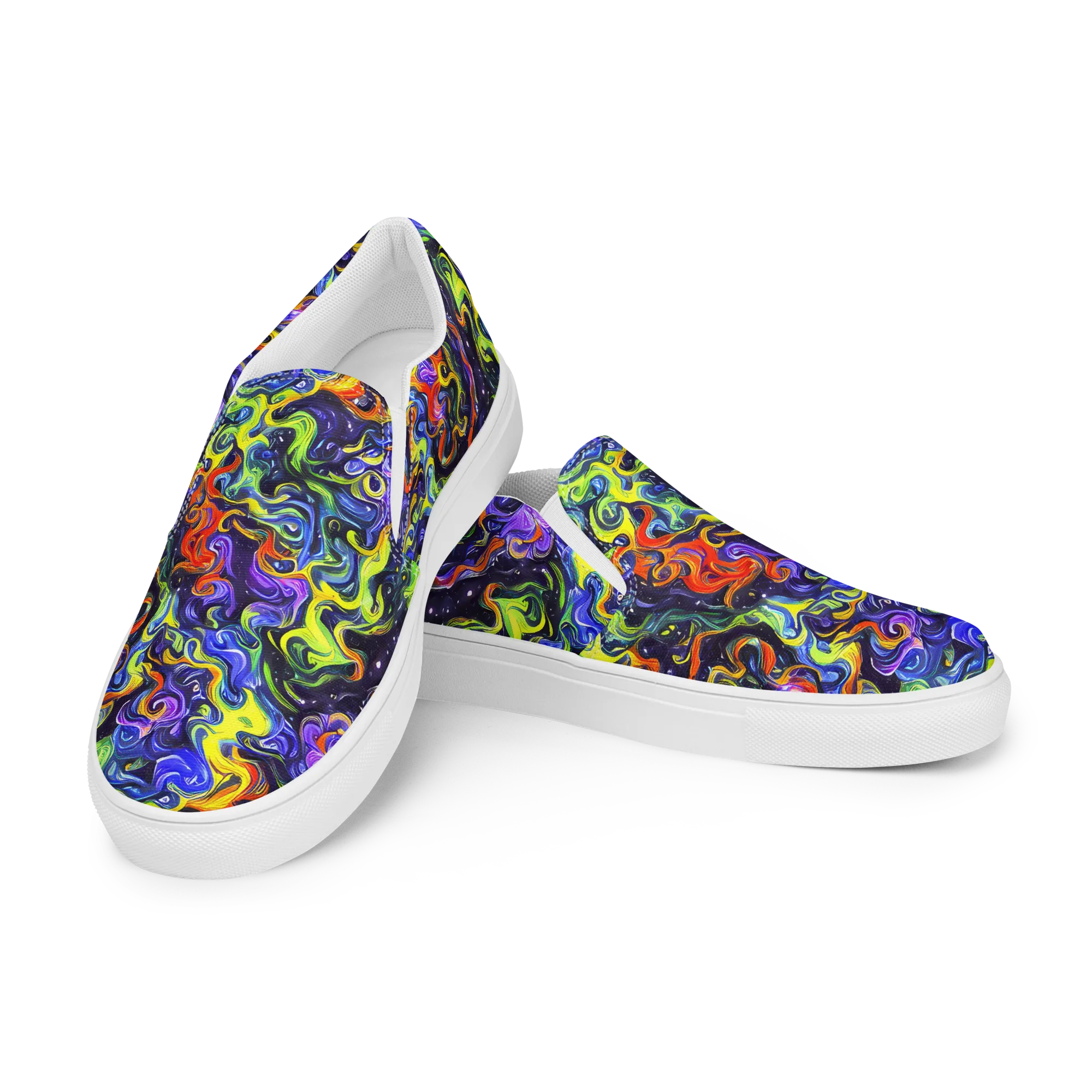 Color Tempest on Women's Slip-On Canvas Shoes — Left Front