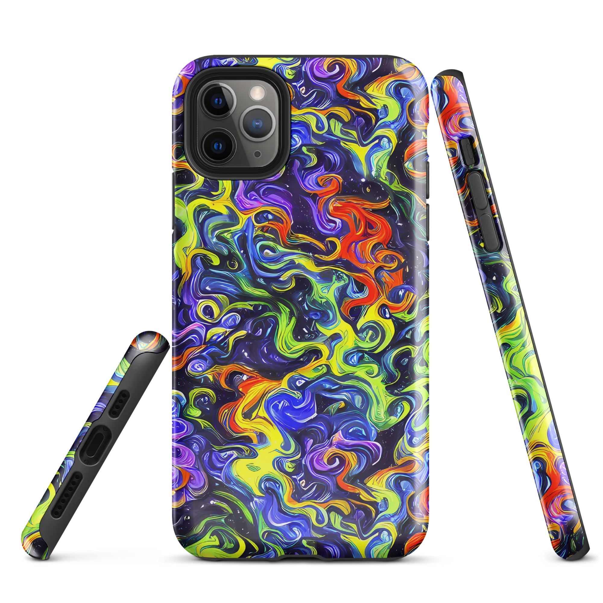 Color Tempest on Tough Case for iPhone® — Front