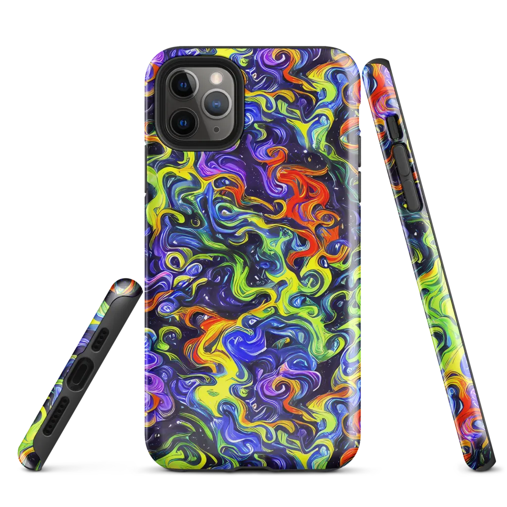 Color Tempest on Tough Case for iPhone® — Front