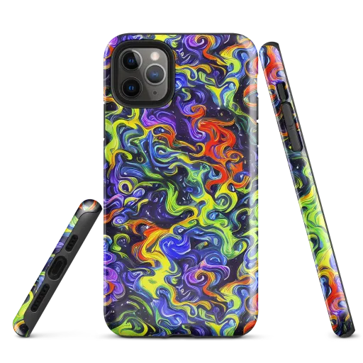 Color Tempest on a Tough Case for iPhone®