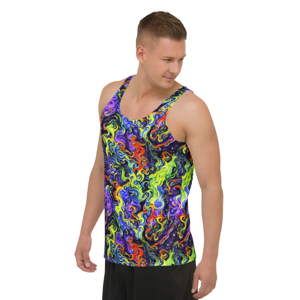 Color Tempest on Men's Tank Top — Left Front