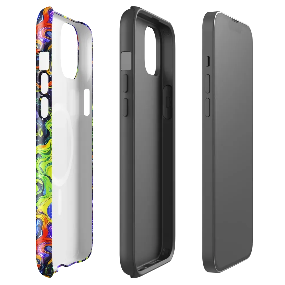 Color Tempest on MagSafe Tough Case for iPhone® — Front