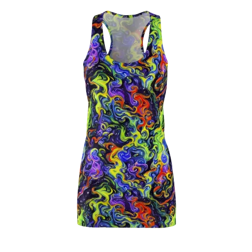 Color Tempest on a Racerback Dress