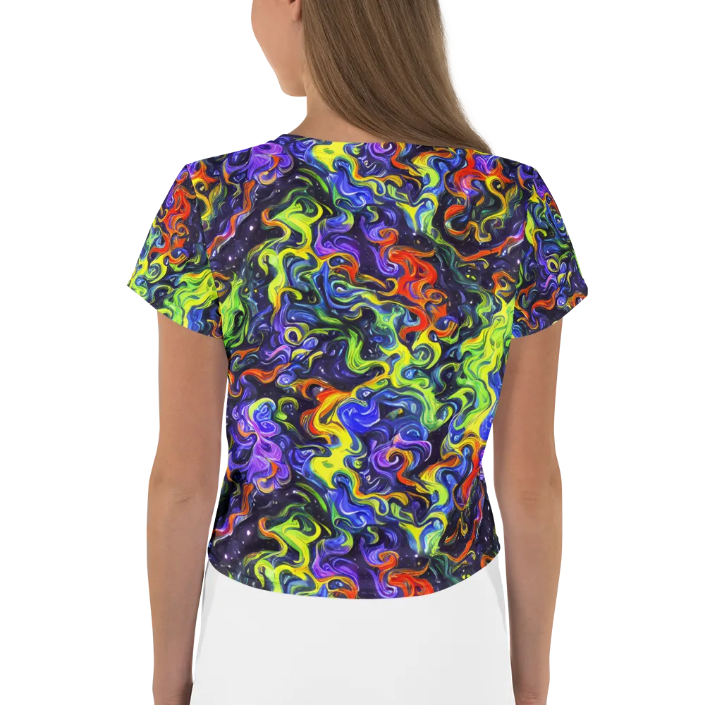 Color Tempest on Crop Tee — Back