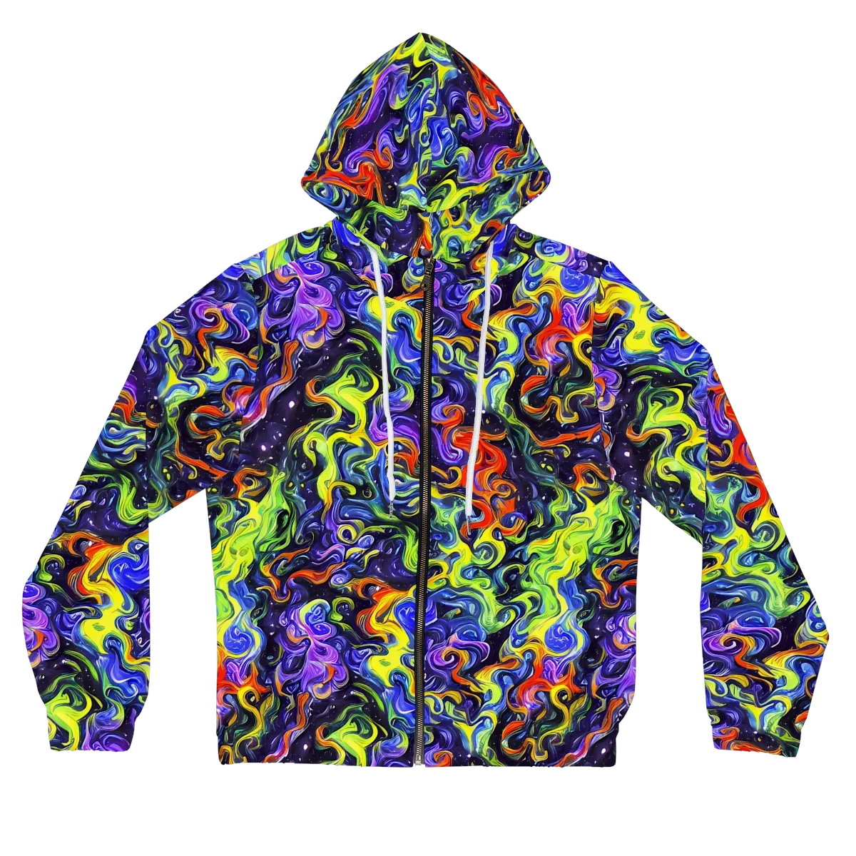 Color Tempest on Women's Full-Zip Hoodie — Front