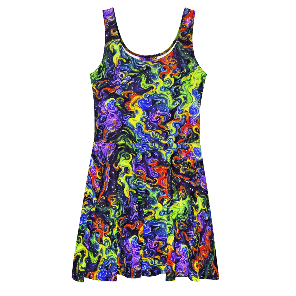 Color Tempest on Skater Dress — Front