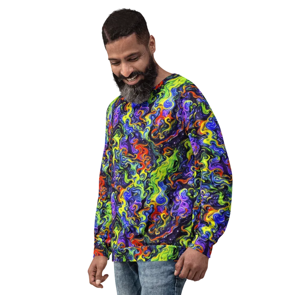 Color Tempest on Sweatshirt — Left Front