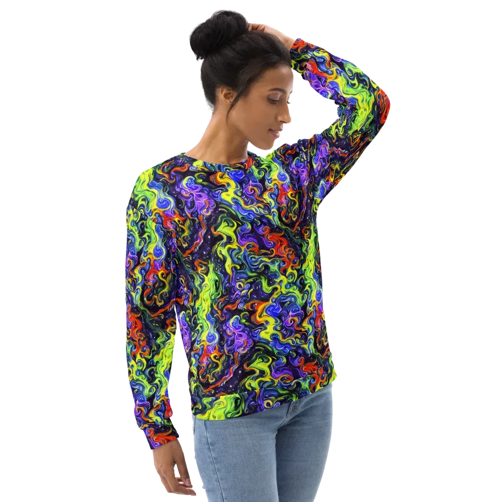 Color Tempest on Sweatshirt — Right Front