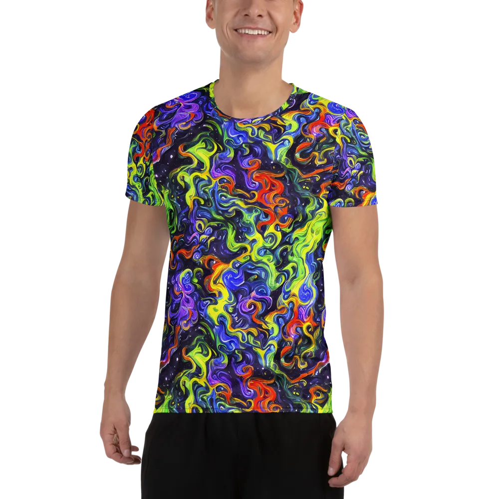 Color Tempest on Men's Athletic T-Shirt — Front