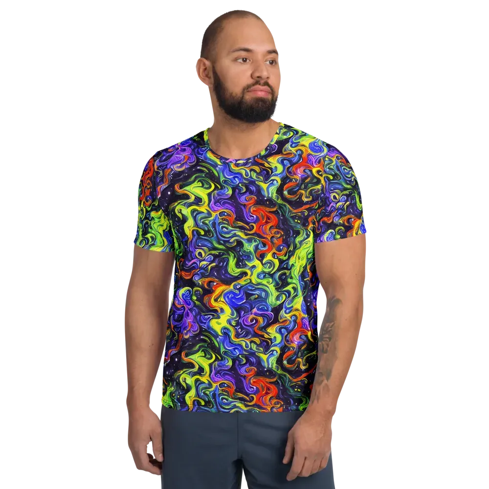Color Tempest on Men's Athletic T-Shirt — Front