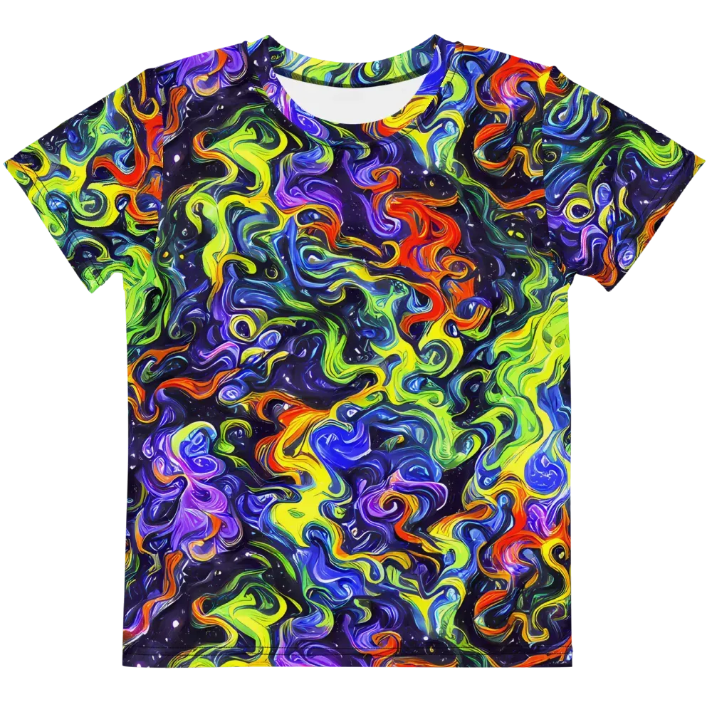 Color Tempest on Kids Crew Neck T-Shirt — Front