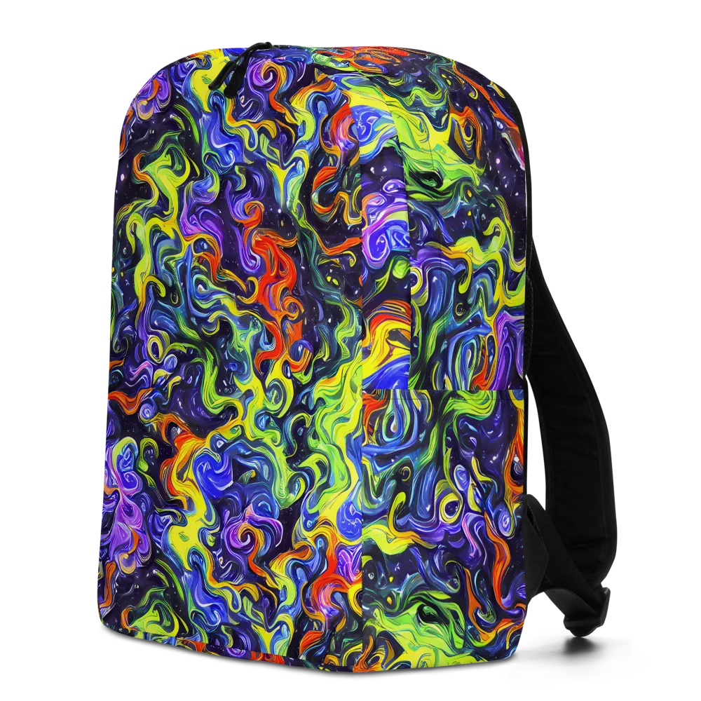 Color Tempest on Minimalist Backpack — Left