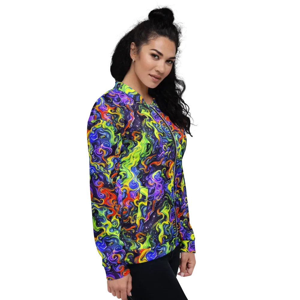 Color Tempest on Bomber Jacket — Right
