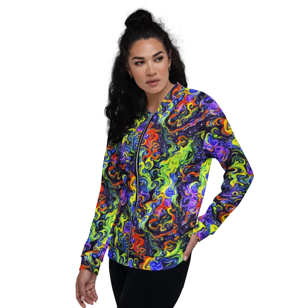 Color Tempest on Bomber Jacket — Left