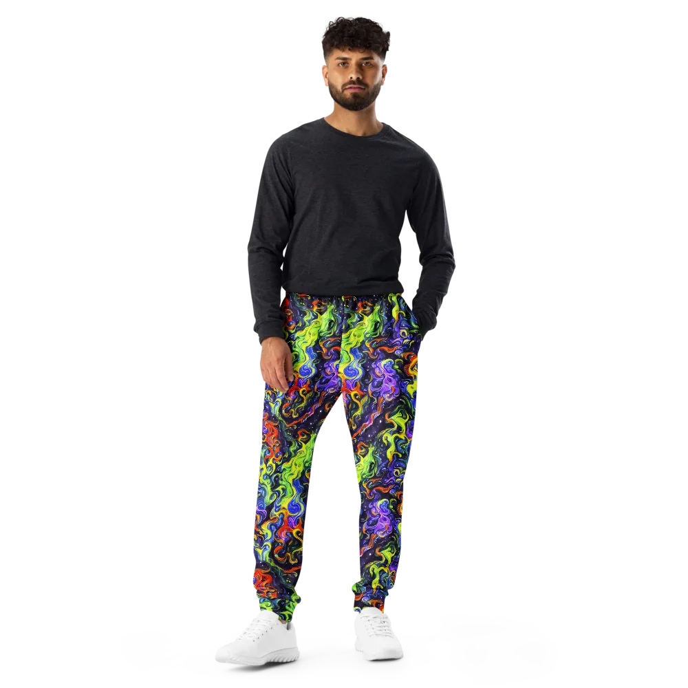 Color Tempest on Men's Joggers — Front