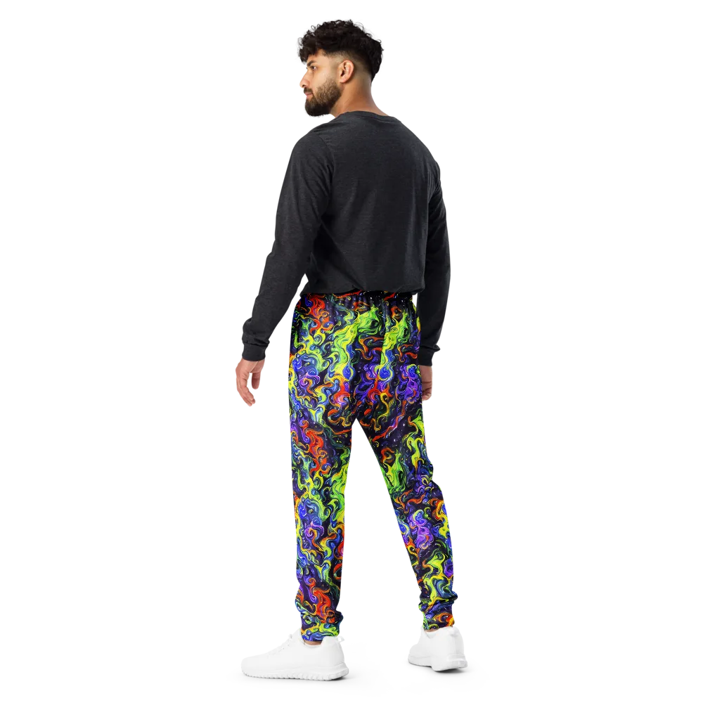 Color Tempest on Men's Joggers — Back