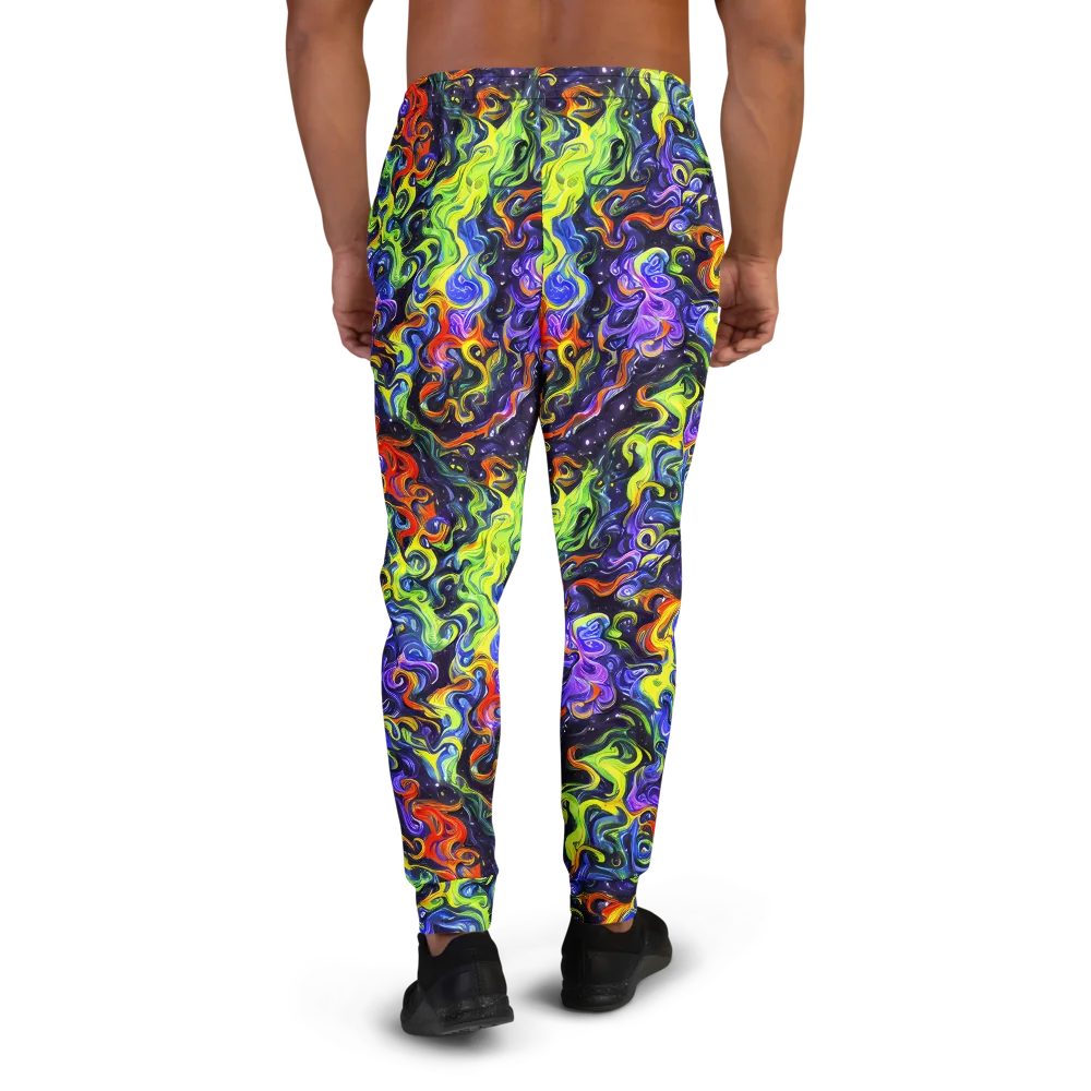 Color Tempest on Men's Joggers — Back