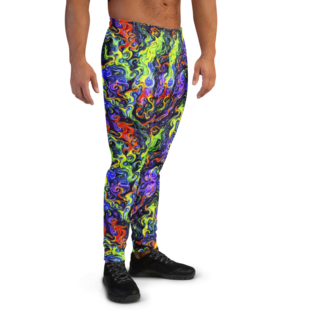Color Tempest on Men's Joggers — Right
