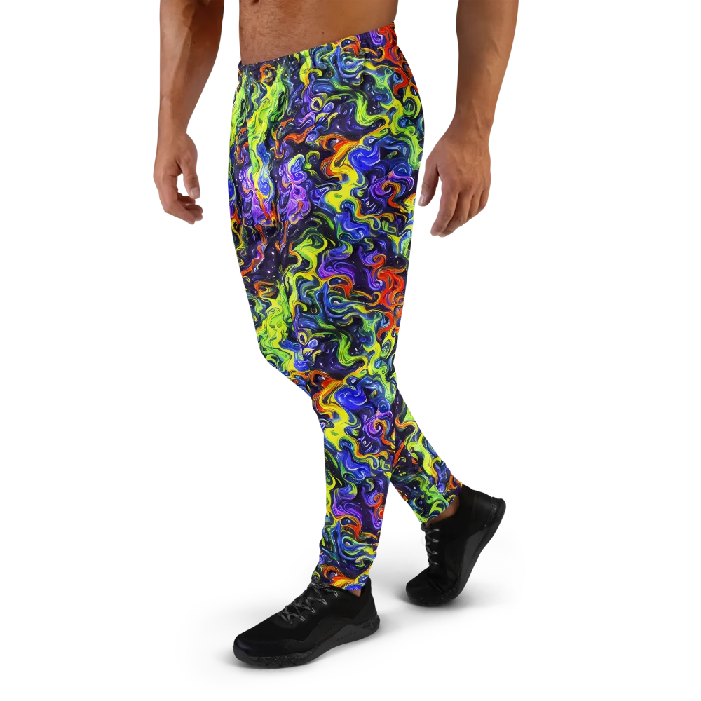 Color Tempest on Men's Joggers — Left