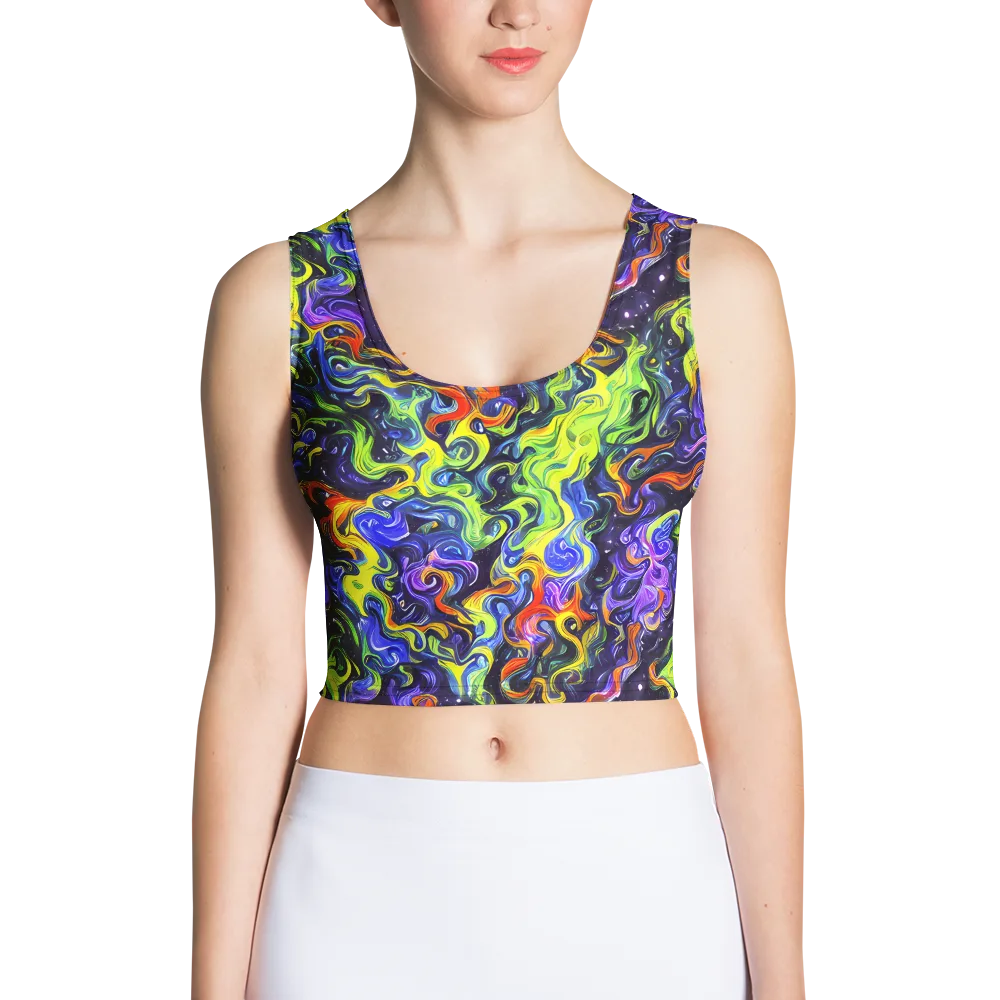 Color Tempest on Crop Top — Front