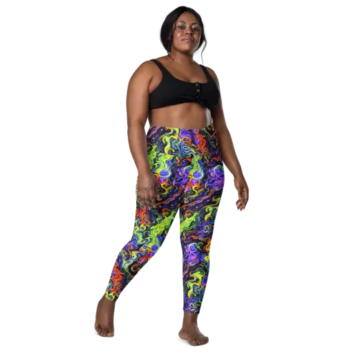 Color Tempest on a Leggings with Pockets