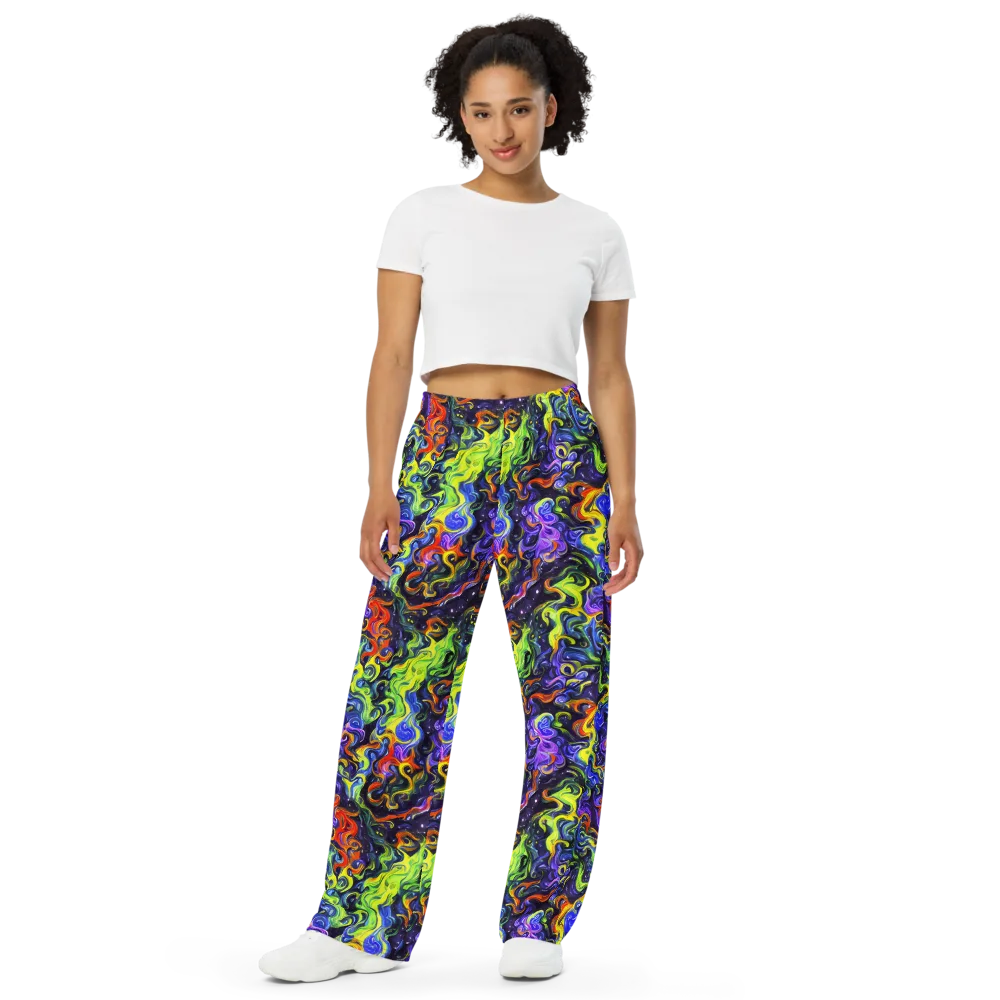 Color Tempest on Wide-Leg Pants — Front
