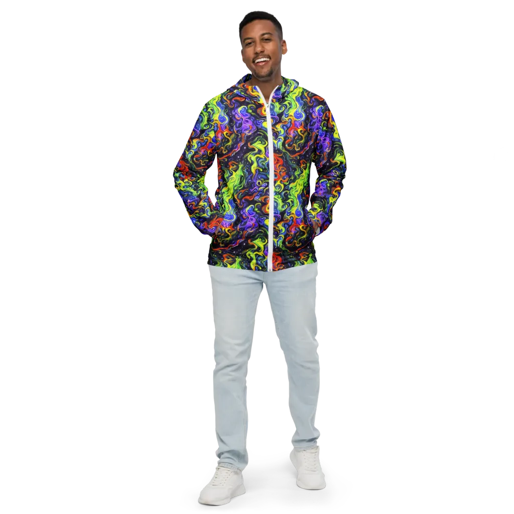 Color Tempest on Men's Windbreaker — Front
