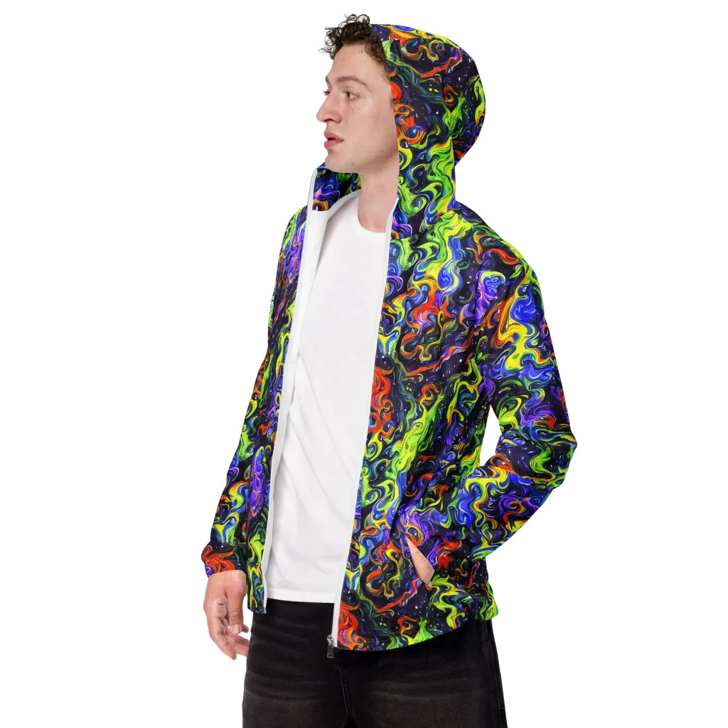 Color Tempest on Men's Windbreaker — Left Front