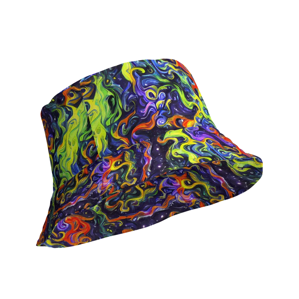 Color Tempest on Reversible Bucket Hat — Product details Outside