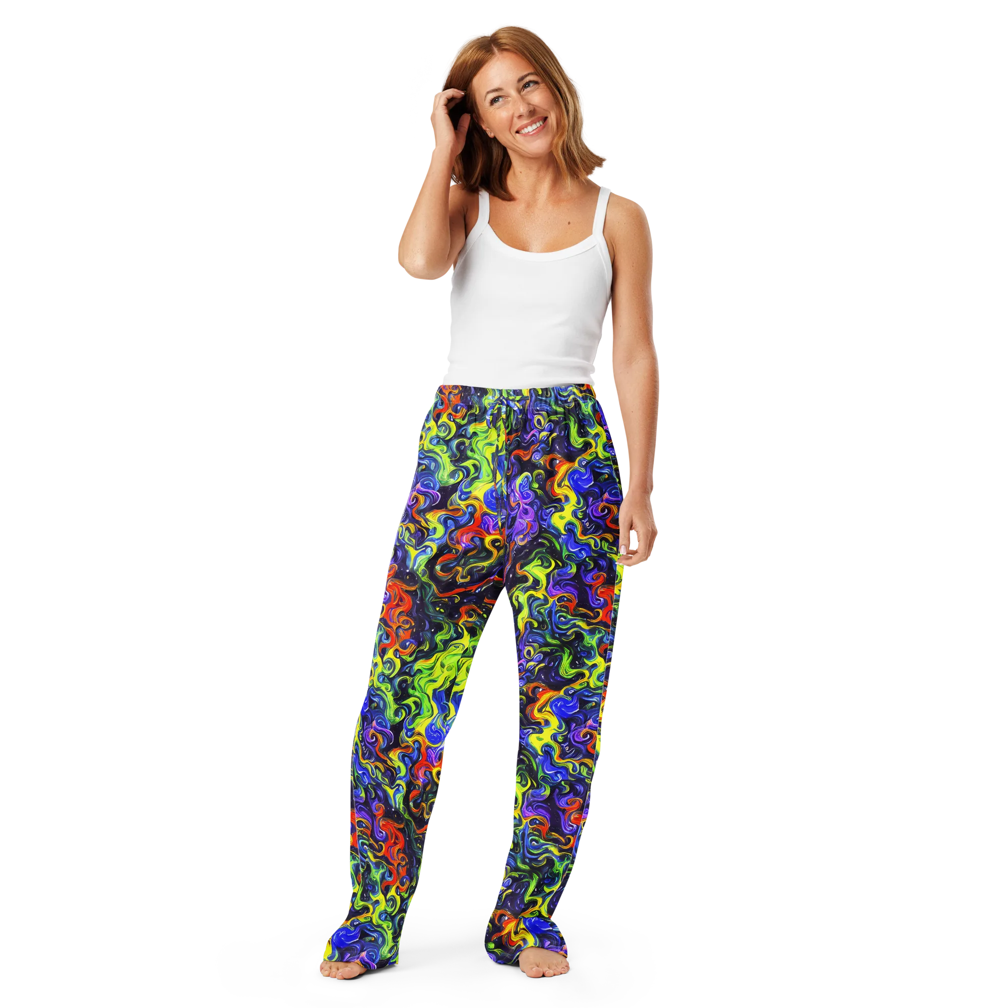 Color Tempest on Women's Pajama Pants — Front